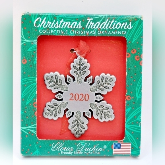 2020 Gloria Duchin Collectable Christmas Ornament NIB‎ - Picture 1 of 2
